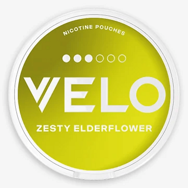 VELO Zesty Elderflower nikotinportioner