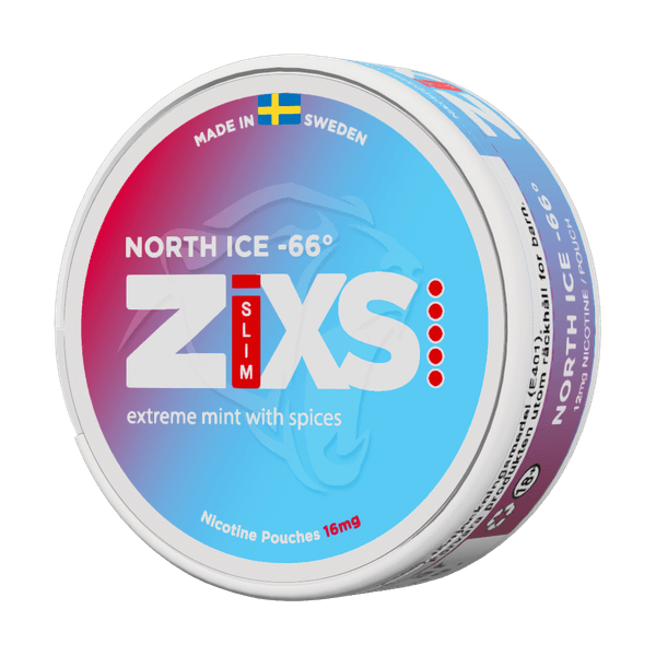 Νικοτίνης φακελάκια ZIXS North Ice 66