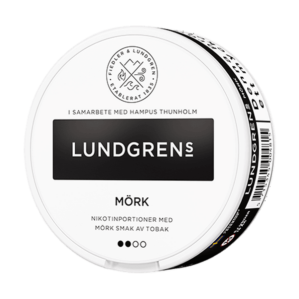 Νικοτίνης φακελάκια Lundgrens Mörk