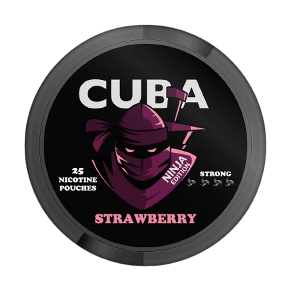 Νικοτίνης φακελάκια CUBA Ninja Strawberry