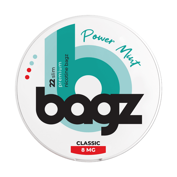 Νικοτίνης φακελάκια Bagz Bagz Power Mint 8mg