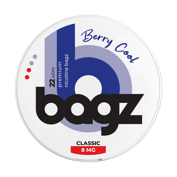 Νικοτίνης φακελάκια Bagz Bagz Berry Cool 8mg