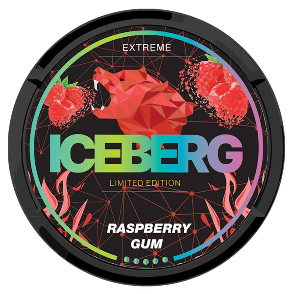 Νικοτίνης φακελάκια ICEBERG ICEBERG Raspberry Gum Extreme