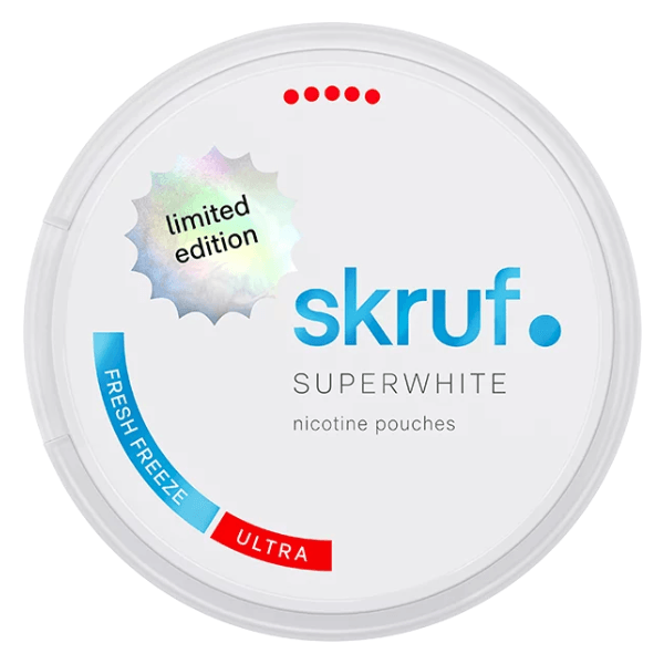 Νικοτίνης φακελάκια SKRUF SKRUF Superwhite Fresh Freeze